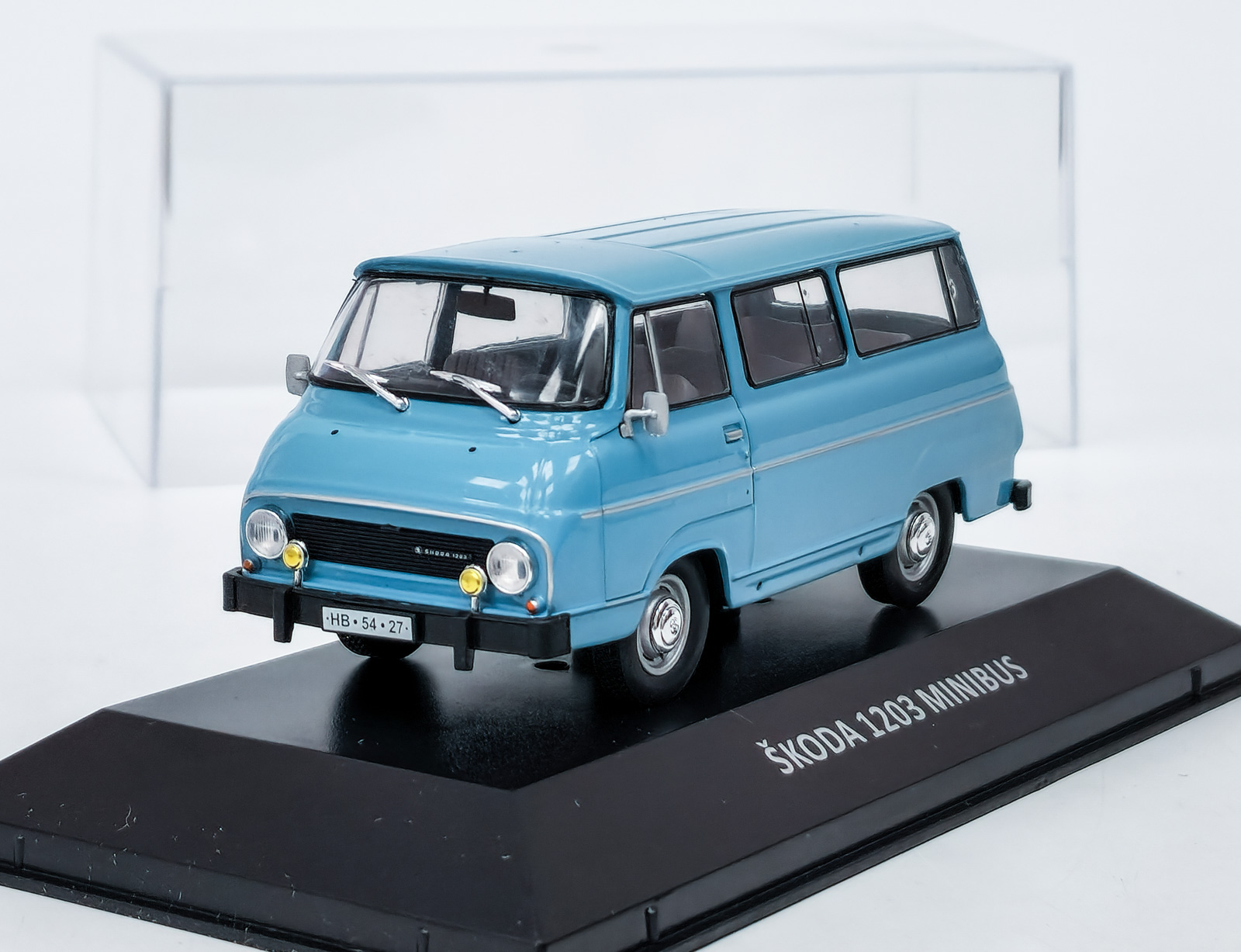 Škoda 1203 Minibus modrá – DeAgostini 1:43