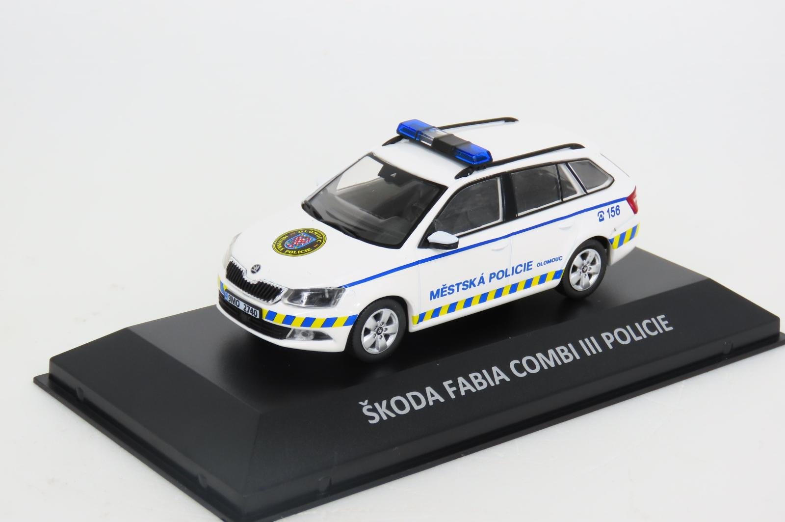 Škoda Fabia Combi III Policie – DeAgostini 1:43