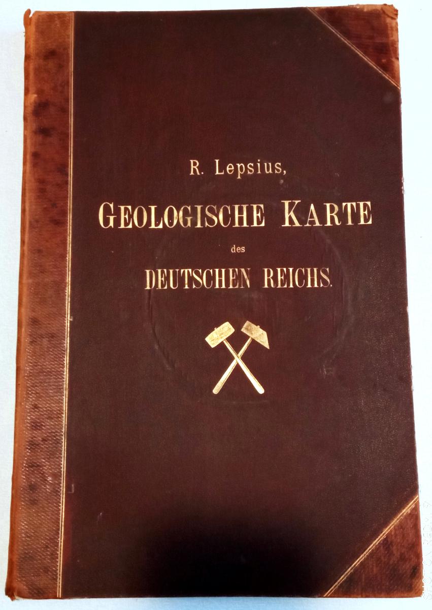 Richard Lepsius – Geologický atlas Německé říše 1894–1897, 27 map