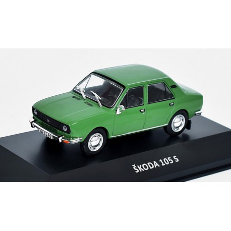 Škoda 105 S zelená 1978 – DeAgostini 1:43