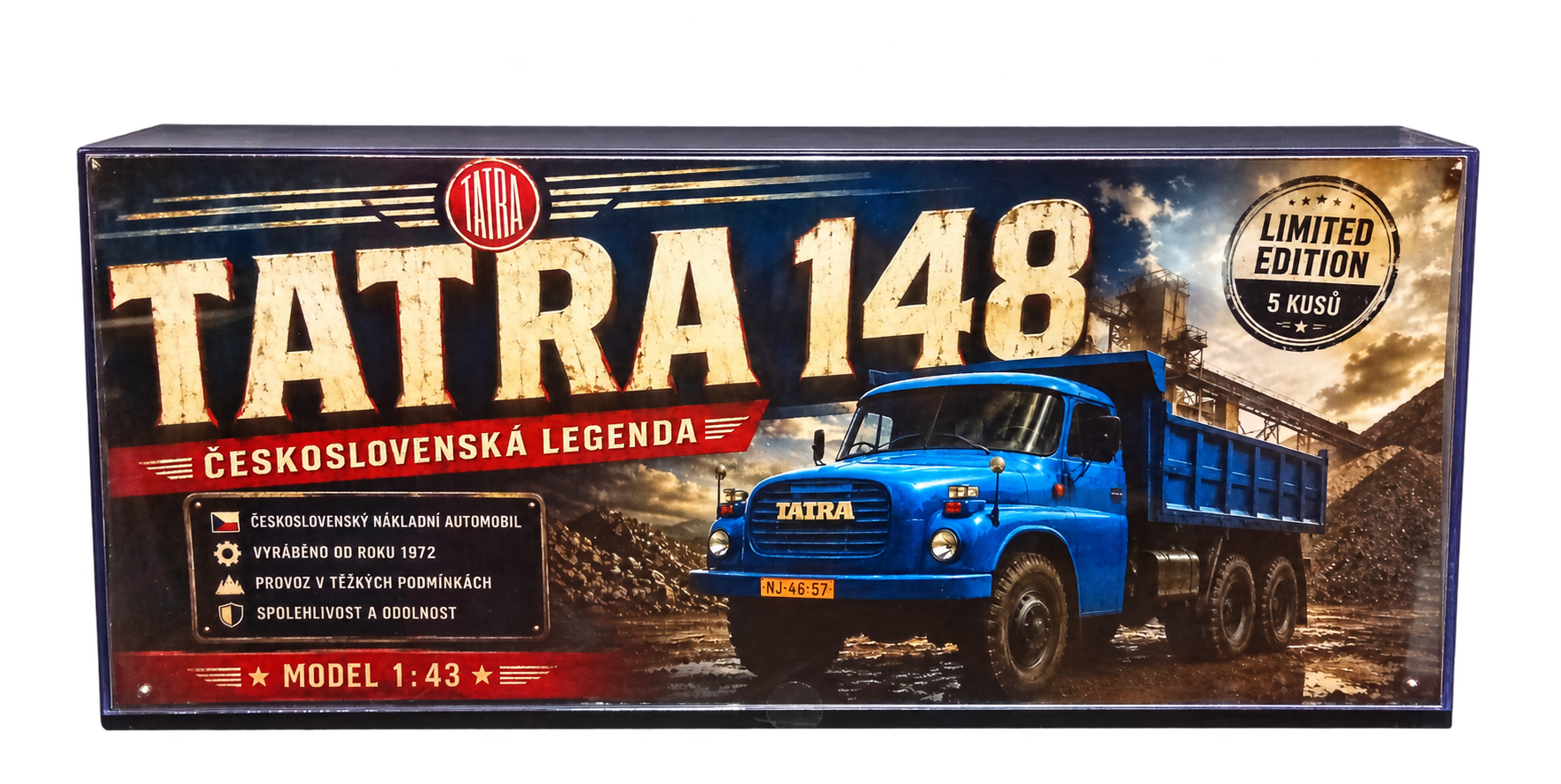 Tatra 148 S3 – třístranný sklápěč, limitovaná edice 1:43