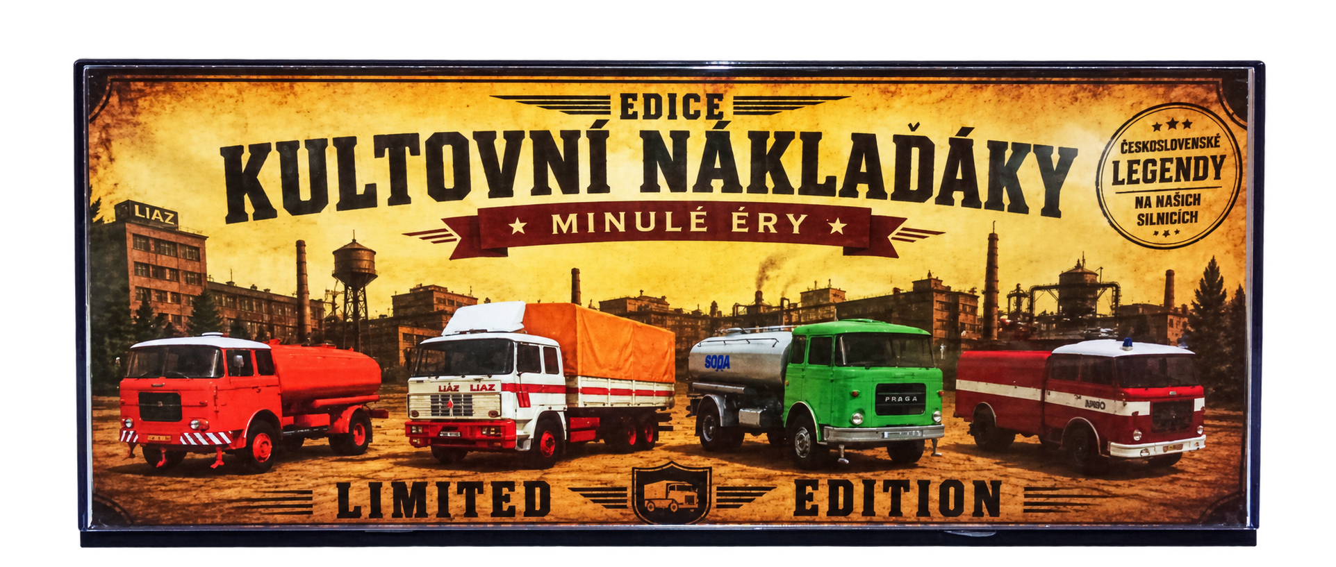 LIAZ 796 MADARA – valník s plachtou, limitovaná edice 1:43