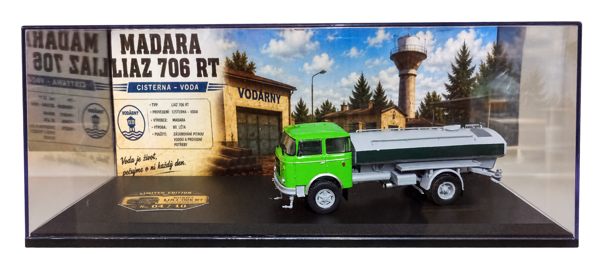 LIAZ 706 RT MADARA – cisterna na vodu, limitovaná edice 1:43
