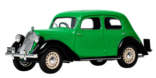 Škoda Rapid sedan zelená – DeAgostini 1:43