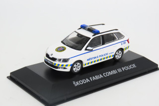 Škoda Fabia Combi III Policie – DeAgostini 1:43