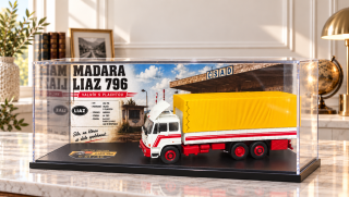 LIAZ 796 MADARA – valník s plachtou, limitovaná edice 1:43