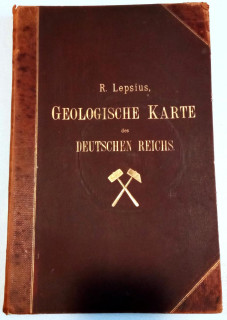 Richard Lepsius – Geologický atlas Německé říše 1894–1897, 27 map